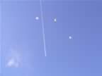 Contrails and Balloons (12kb)